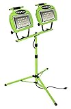 Woods L1322 Eco-Zone 48-LED Twin Head High Intensity Indoor/Outdoor Work Light with Telescoping Tripod, 5-Feet Cord