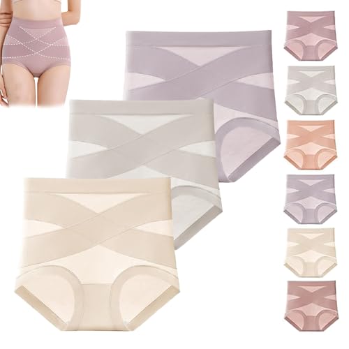 Doveloom Tummy Control Panties, Doveloom - Ultimate Comfort Leakproof and Shaping Panties Women's Cotton High Waisted