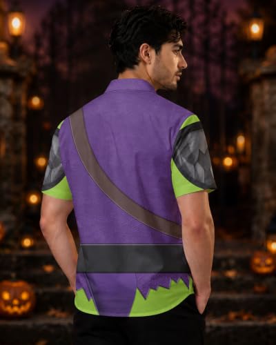 Image of 99TIMORO Funny Movie Mens Hawaiian Shirts Button Down Short Sleeve