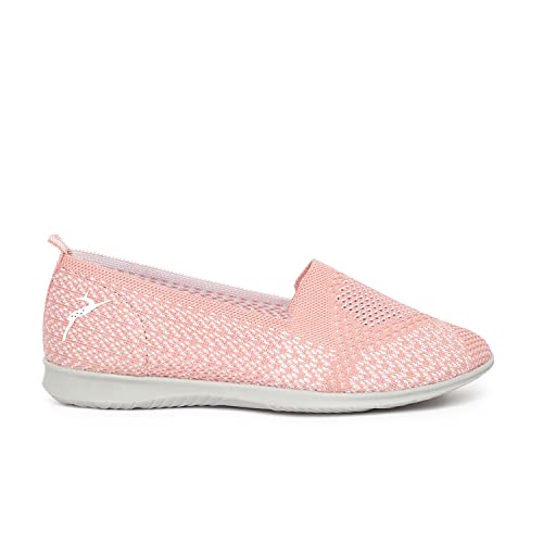 Image of Marc Loire Women's Athleisure Knitted Active Wear Slip-On Ballet Loafer Shoes for Daily Walking