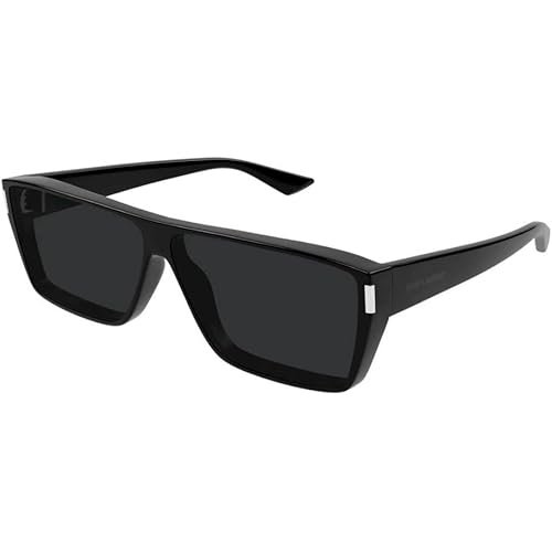 Saint Laurent SL 757-001 Black Rectangular Sunglasses