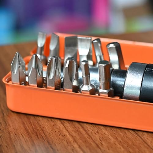 VNNHGB Manual Driver Set,4 Pieces Screw Extractor Set Hand Screwdriver - Small Tool Set Repair Tool Kits Screwdriver Set with Bits for Car Repair Home Maintenance - Image 7
