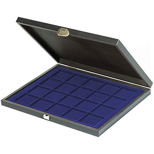 Estuche para monedas de colección LINDNER Carus-1 en madera real 2