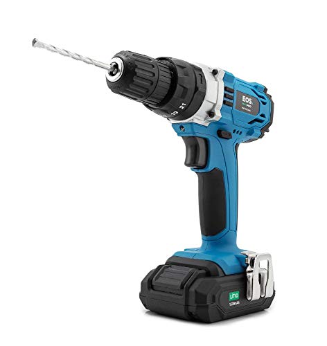 Parafusadeira e Furadeira De Impacto Profiss. Eos Maxpro C/Maleta 2 Baterias 21v Carregador Bivolt