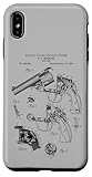 Fácil instalación Vintage 1890 Gun Cool Retro Diagram Graphic Carcasa para iPhone XS MAX