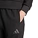 Adidas Men's All SZN Waffle Knit Open Hem Pants, Black, Medium