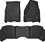 Husky Liners Weatherbeater Series | Front & 2nd Seat Floor Liners | Black | 99001 | Fits 09-18 Ram 1500 (new body) Crew Cab,10-18 Ram 2500/3500 19-22 Ram 1500(Classic) w/automatic transmission