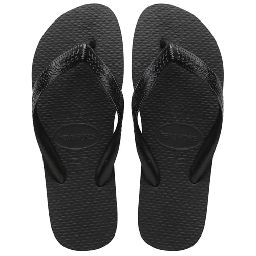 Havaianas Men's Color Flip Flops - Spring & Summer Style Sandals, Black, 132