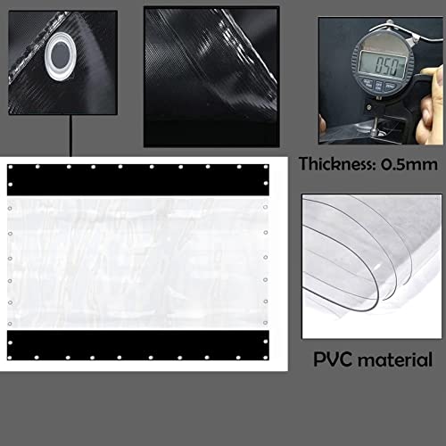 Rideaux d'extérieur imperméables bâche PVC pour abri de voiture