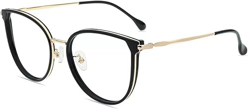 Firmoo Lentes de lectura con bloqueo de luz azul para mujeres y hombres, para lectura de computadora redondas