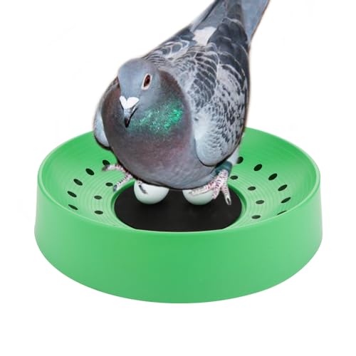 Image of DQITJ 10 Pack Plastic Small Bird Nests Pigeon Nesting Bowls Quails Breeding Hatching Nest Canary Nest for Home Farm