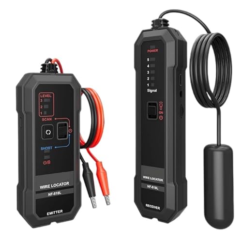 Buscador de cables subterráneos NF-818L para identificar averías en jardines y fincas