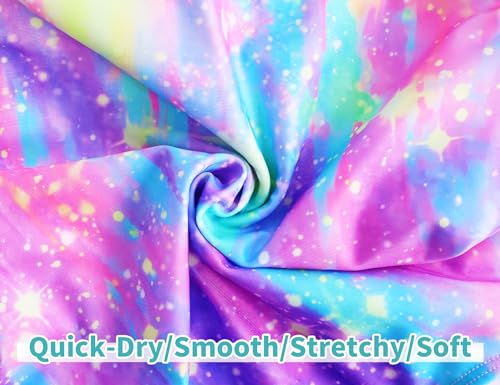 Image of Snowheart Girls Swimsuit Adjustable Shoulder Strap UPF50+ One-Shoulder Ruffle Bathing Suit 3-12T