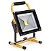 Spotlight 20W LED Outdoor Rechargeable Work Light Camping Emergency Lights Portable Floodlight With Car Charge,Built-in Rechargeable Lithium Batteries,LED Hand Lamp[Energy Class A+++]