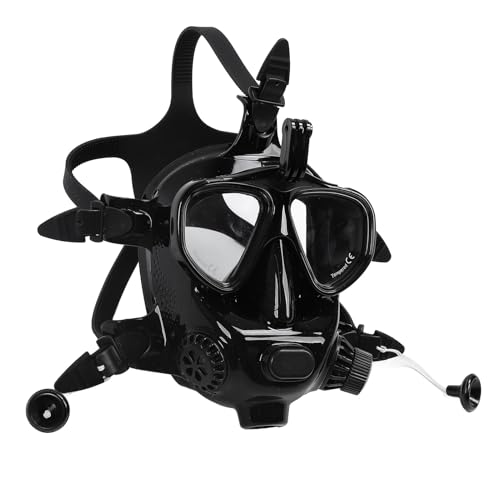 Mini Scuba, Comfortable 180° Wide View Clear Flat Lenses 1L Portable Diving Cylinder Lightweight for Underwater Exploration (Black)2