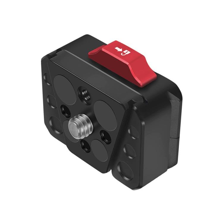 Image of Claw Quick Release Plate Tripod QR Camera Mount Adapter, Quick Setup Kit with 1 /4'' Screw Compatiable for Canon /Sony /Nikon Cameras /Zhiyun /Feiyu /DJI /Moza Stablizers Switch Between Tripod /Monopod /Slider