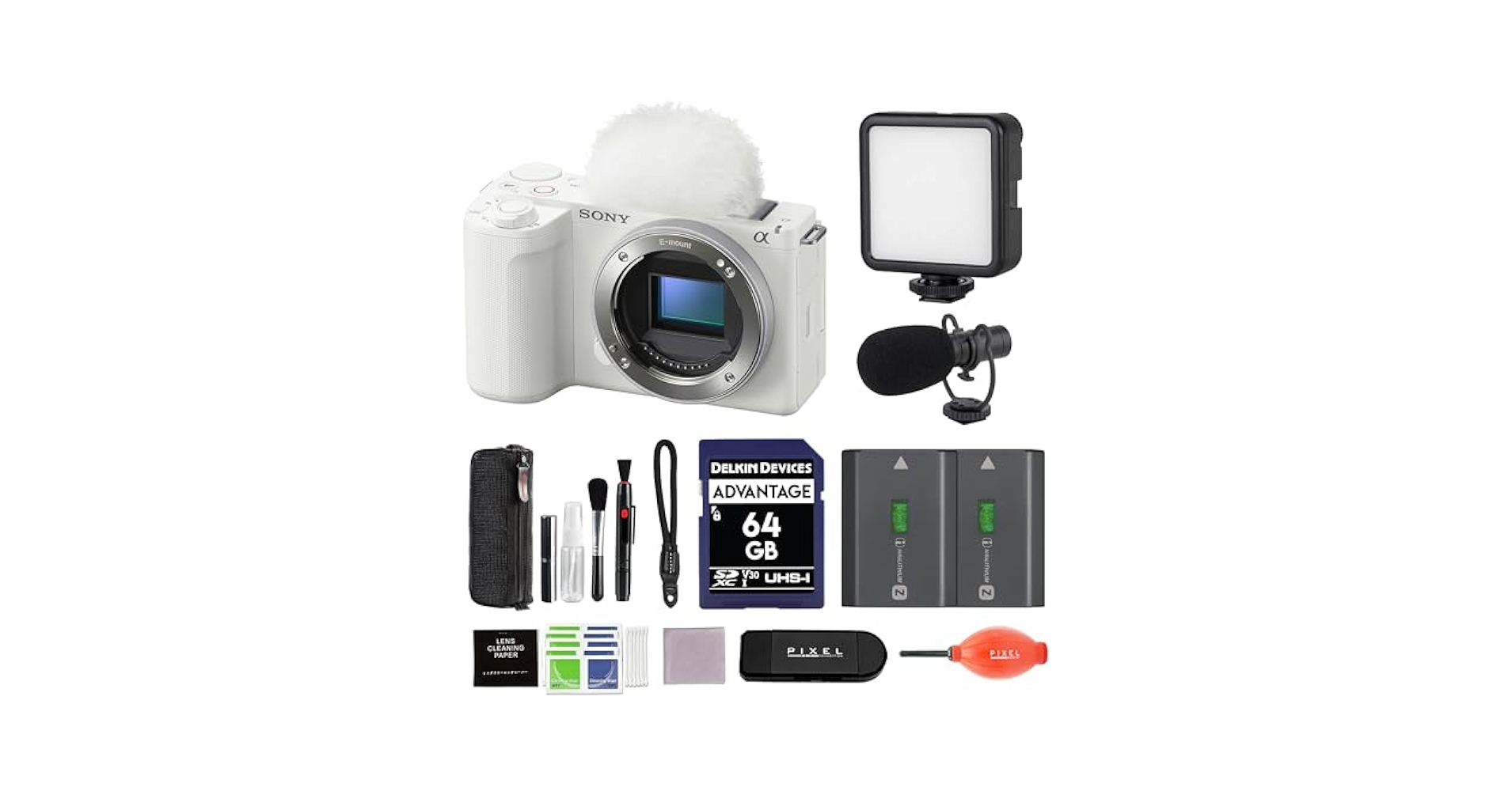 Amazon.com : Sony ZV-E10 II Mirrorless Camera White Bundle