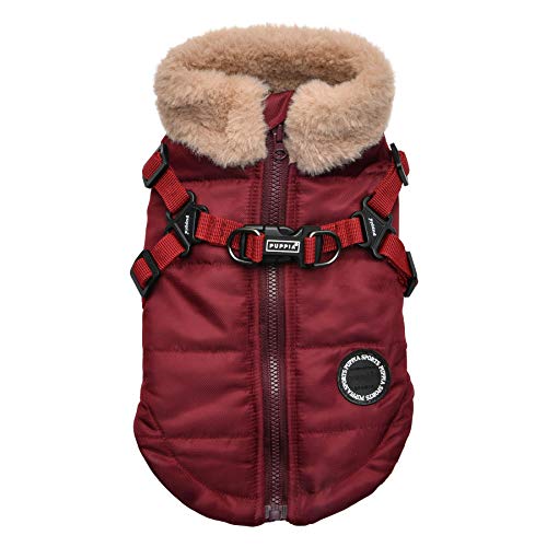 Puppia Donavan Winterweste - Wein - M