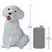 Design Toscano White Poodle Puppy Dog Statue, Multicolored