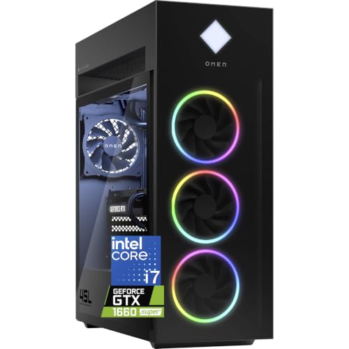 Image of HP OMEN 45L Gaming Desktop, 32GB RAM, 1TB SSD, Intel Core i7, Liquid Cooled