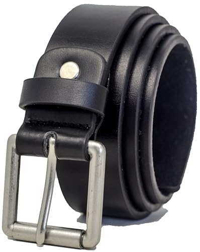 Ossi Cinturón Elegante Para Vaqueros Para Hombre de 34mm - Negro XL