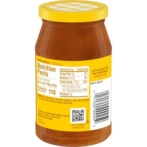 Smucker's Pineapple Topping, 12 Oz. Jar - image 5