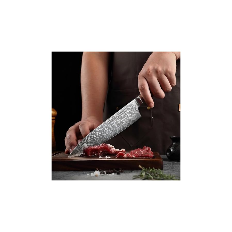 Kitchen-Knife-Sets-7PCS-Damascus-Steel-Knife-Set-Japanese-Vg10-Stainless-Steel-Chef-Santoku-Knife-Cleaver-Bread-Paring-Knife-Cooking-Tools Kitchen Knife Sets, 7PCS Damascus Steel Knife Set Japanese Vg10 Stainless Steel Chef Santoku Knife Cleaver Bread Paring Knife Cooking Tools