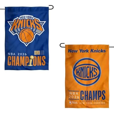 New York Knicks 2026 NBA Champions Garden Flag Banner