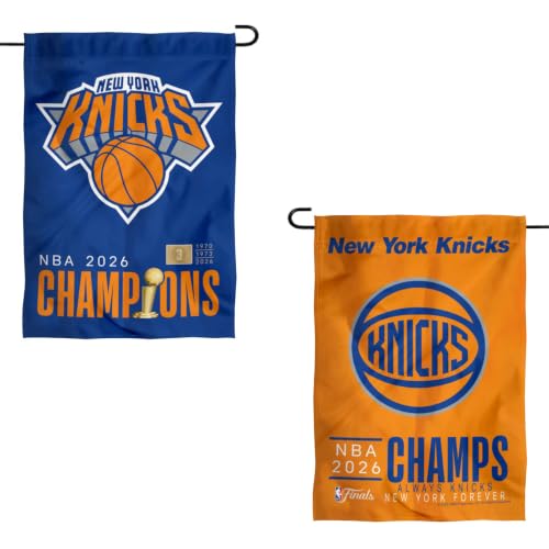 New York Knicks 2026 NBA Champions Garden Flag Banner