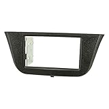 Ausschnitt (+/-2mm): 172x97mm tomzz Audio 2422-000 Doppel DIN Radioblende kompatibel mit Iveco Daily VI ab Bj.2014 schwarz genarbt