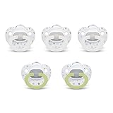 NUK Orthodontic Pacifiers, 0-6 Months,Timeless Collection, Amazon Exclusive, 5 Pack