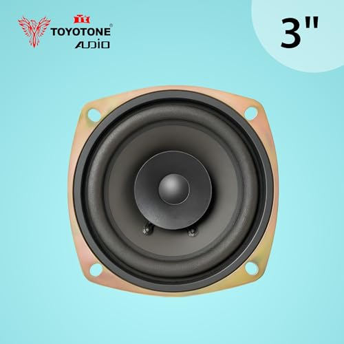Image of 3 inch Inch Full-Range Speaker | Dual Cone | 20W Nominal | 40W Max | 4-Ohms | Copper Coil | 53mm Dual Magnet | High Sensitivity | Ideal for Home & Car Audio (4)