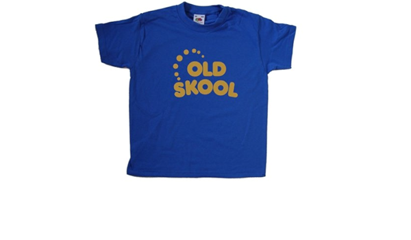Royal blue shirt with gold print Clearance