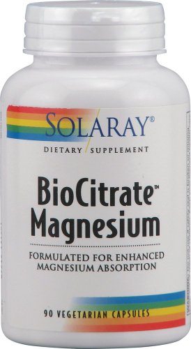 Preisvergleich Produktbild Solaray 133 mg Biocitrate Magnesium Capsule - Pack of 90
