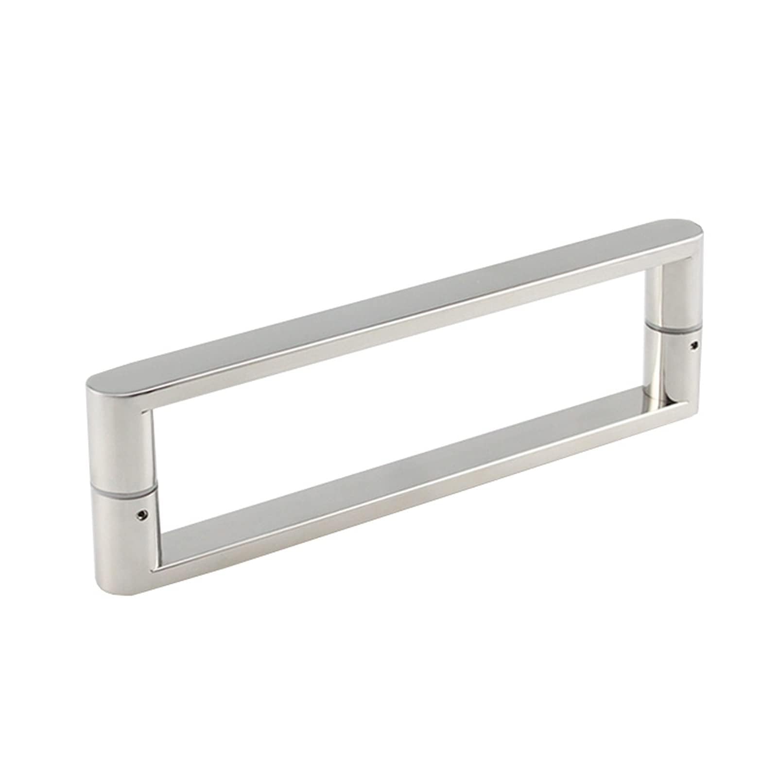 Poignées de porte de douche en acier inoxydable chromé pour entraxe 160 mm