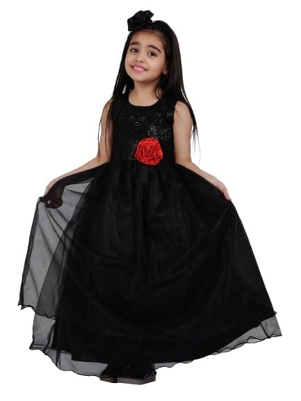 Image of Ripening Kids Sequined Ball-Gown for Your Little Princess's Birthday Celebration Girls' Dresses