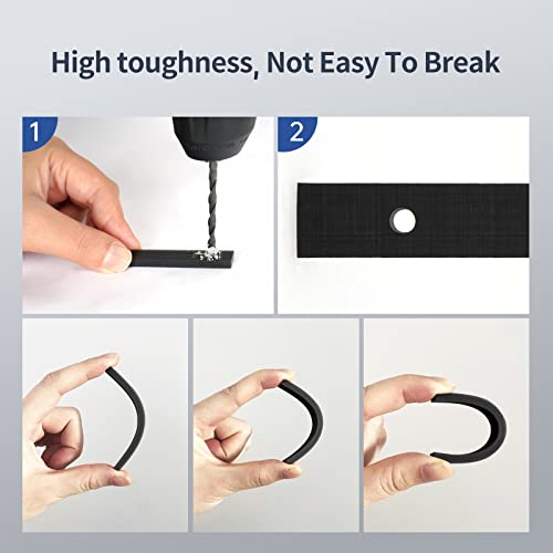 Image of ANYCUBIC Tough Resin 2.0, 3D Printer Resin with Upgraded High Toughness and High Precision, 365-405nm Fast Curing 3D Resin for 4K 8K LCD /DLP /SLA 3D Printing (Black, 1kg)