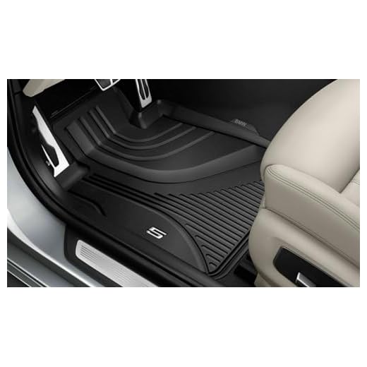BMW Gummimatten Fußmatten Allwetter Set 5er G30 F90 G31 vorne + hinten