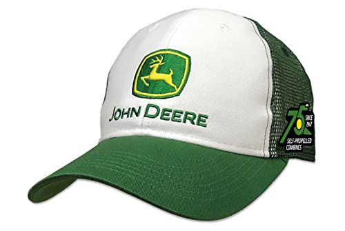 John Deere 75Th Anniversary Combine Mesh Back Hat, One Size, Green #TOP30
