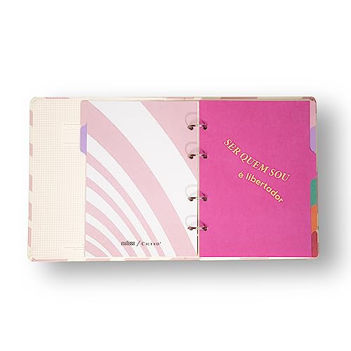Caderno Criativo Argolado Organizador Melissa Pautado 17X24 Caminho Das Abelhas, Cicero