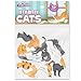 Accoutrements Archie McPhee Itty Bitty Cats - Tiny Attitude, Huge Personality! The for Cat Lovers and Crazy Cat Ladies - 12 Adorable Miniatures! Get Ready to Be Ignored by The Smallest Cats Ever