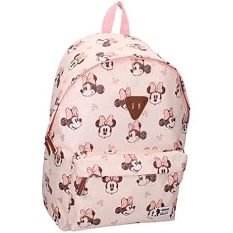 mybagstory - Backpack - Minnie Mouse - Disney - Child - School - Primary - School Bag for Girls - Size 43 cm - Adjustable Shoulder Straps, Pink Cover