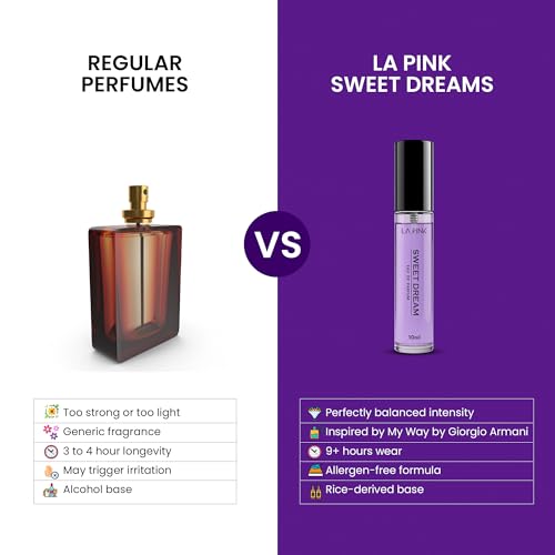 Image of LA PINK Sweet Dream EDP Perfume for Woman & Man | Vanilla, White Floral & Citrus Notes | Long Lasting Unisex Luxury Fragrance for Men & Women | 10ml