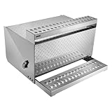Compatibilité universelle : Ce coffre à outils à marchepied pour semi-remorque de 790 x 770 x 485 mm est compatible avec les semi-remorques, les camions à plateau, les camions de service mobile et les camions-grues. Son design avec marchepied et rangement intégrés en fait une solution idéale pour votre véhicule