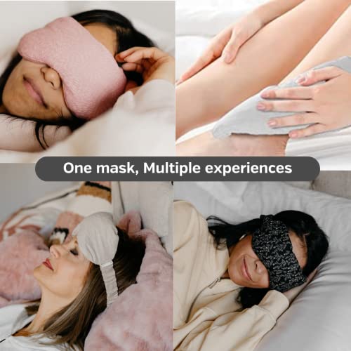 Lavender Weighted Eye Pillow for Sleeping & Meditation, Yoga Eye Mask Filled w/Lavender, Aromatherapy Eye Pillow-Hot or Cold – Headache Relief Sleep Mask Relaxing Gift for Women, Mom & Dad. - Image 5