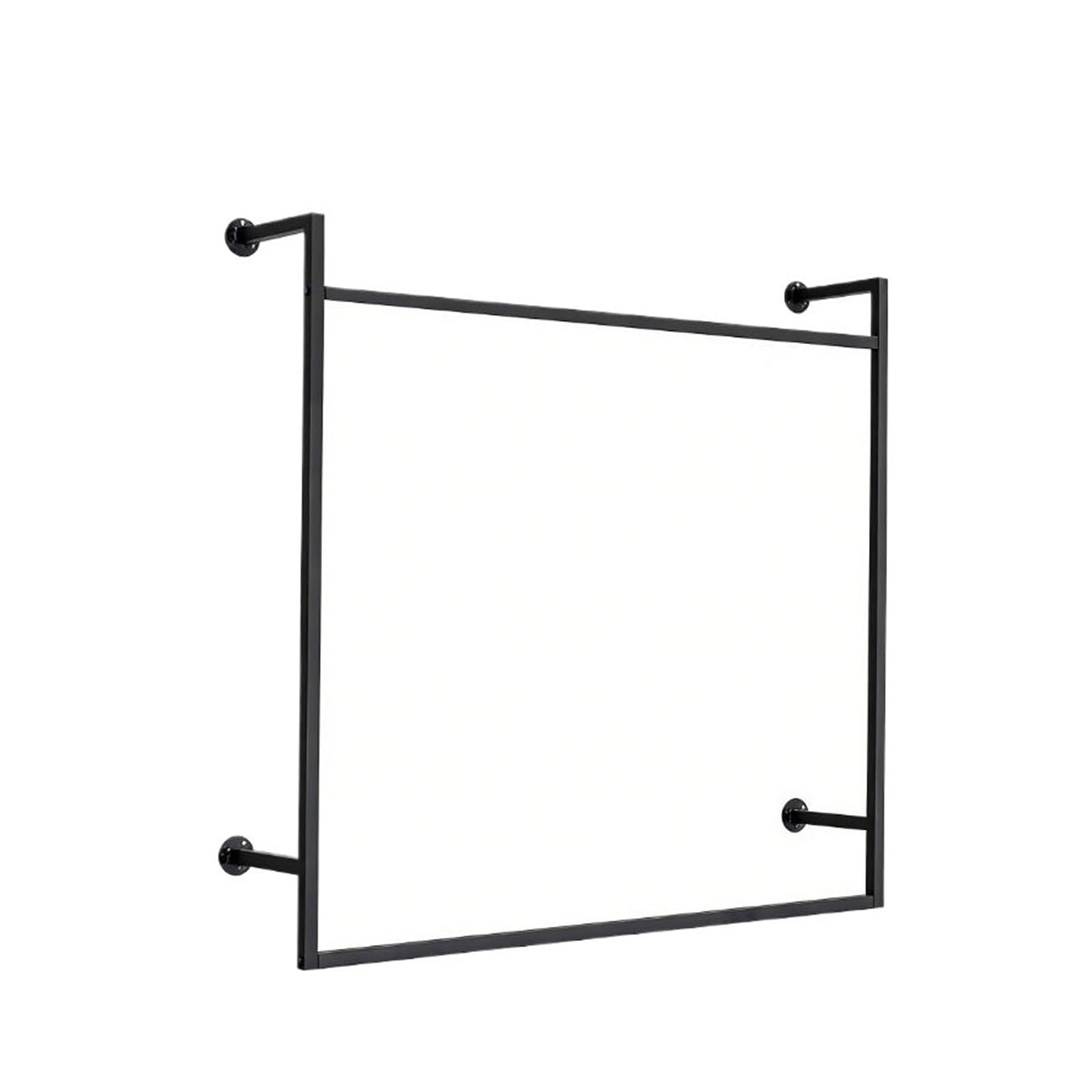 CFY652 Clothing Store Double Layered Wall Mounted Shelves Save Space for Wardrobes and Store Displays Clothes Hangers(Large)