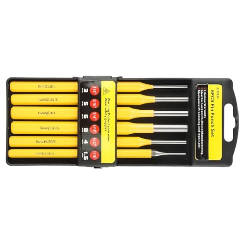 Set de 6 punzones y cinceles para carpintería miniatura 6