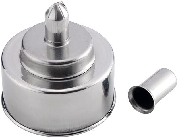 Leathercraft Work Heating Tool, with a Cap Alcohol Lamp Burner, 200mL Stainless Steel Bunsen Burner, Leak-Proof Explosion-Proof