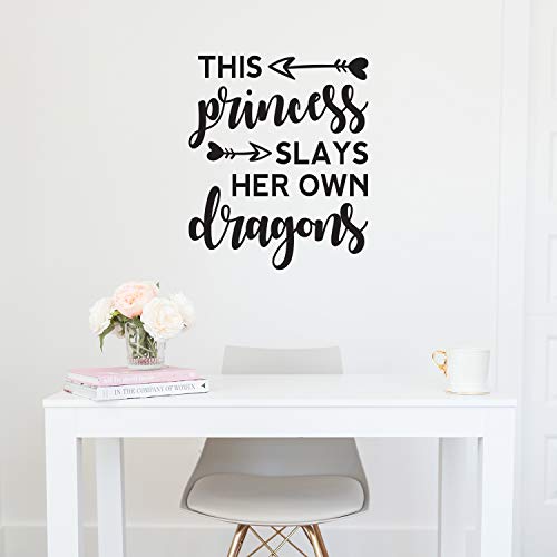 Vinilo Decorativo Pared This Princess Slays Dragones miniatura 2