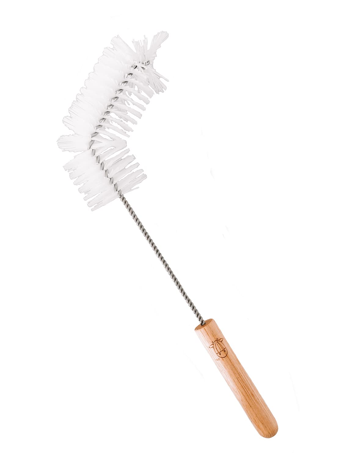 Almond CowMilk Jug Brushes for Cleaning, Premium Cleaner With Angled Design for Bottles, Multipurpose Cleaning Brushes for Household Use, 13-Inch Long Handle Scrub Brush